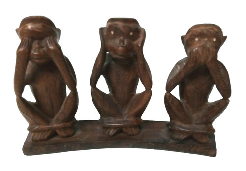 Vintage set three wise - of,
