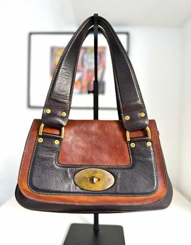 Mulberry brown black pebbled - mulberry,
