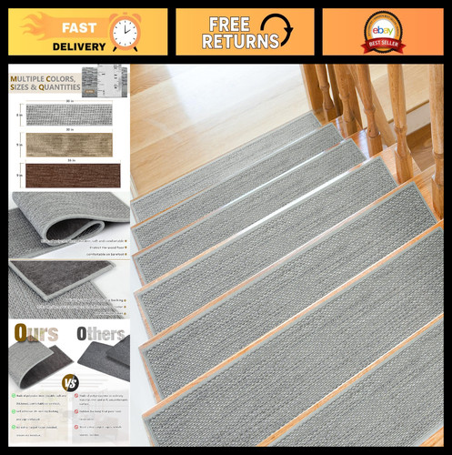 Non slip stair treads x36 - 9"x36",