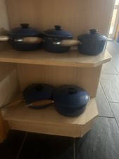 le creuset cast iron Pan Set 