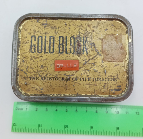 Vintage gold block the - block,