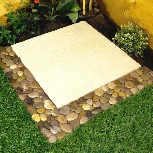 Pebble edging strips - pebble,