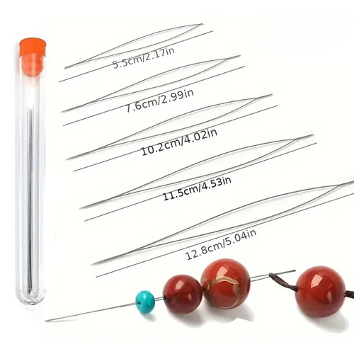10pcs big eye beading needles - 10pcs,
