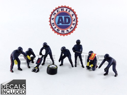 American diorama f1 pit - american,