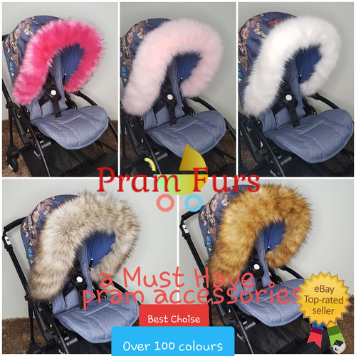 Luxury pram fur hood - luxury, furs