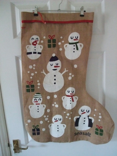 Seasalt cornwall snowmen jute - snowmen,