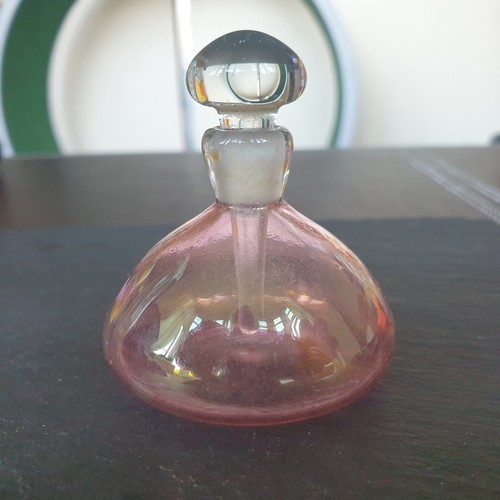 Vintage pink iridescent glass - pink,