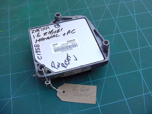 Pin reset vauxhall - **pin, reset**