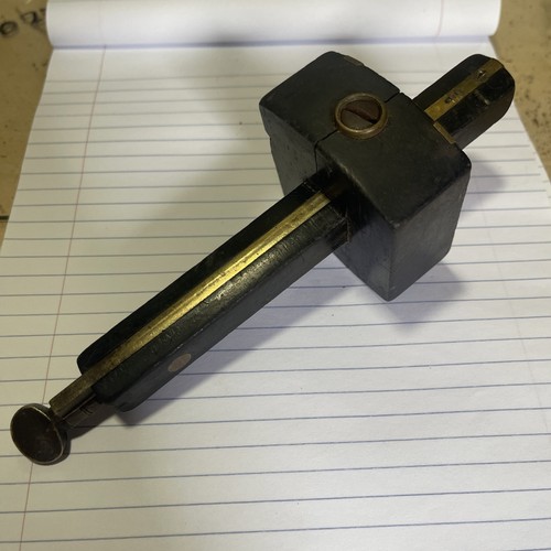 Vintage dark wood scribe - vintage,