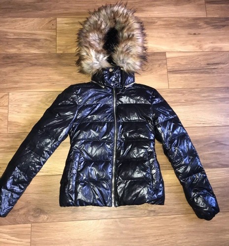 Ladies size zara black down - ladies, m