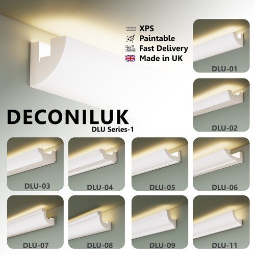 Coving cornice moulding led - cornice,