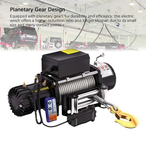 3000lbs 12v electric winch kit - 12v,