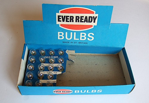 Vintage ever ready bulbs - ready,