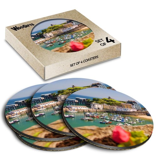 Round mdf coaster - mdf, tenby
