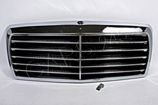 Central Chrome Radiator Grille Grill For Mercedes 190 W201 1982-1993