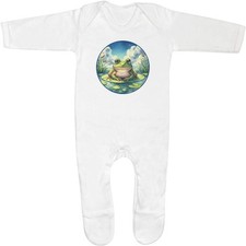 'Frog On Lily Pad' Baby Romper