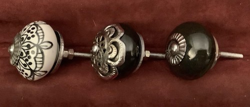 Ceramic door knobs cupboard - door,