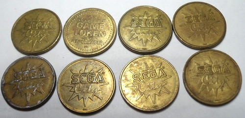 Sega city game vintage token - city,