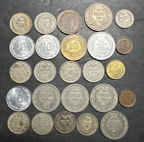 Chile coin collection - chile,