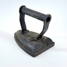 ANTIQUE CAST IRON SALTER #3 IRON FLAT PRESS VICTORIAN HEAVY METAL LAUNDRY TOOL