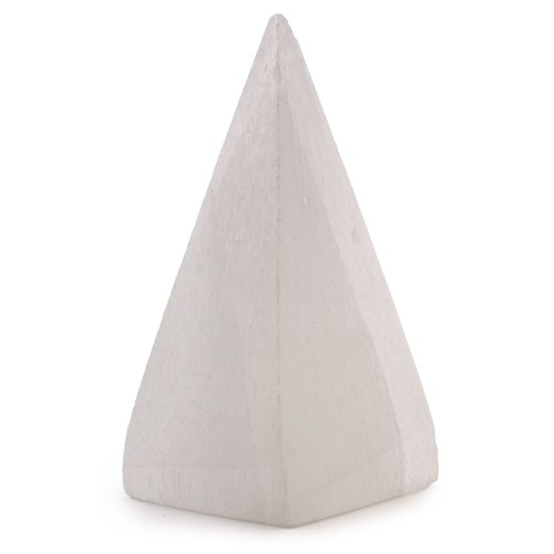 Selenite pyramid 10 cm - 10,