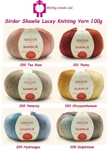 Sirdar shawlie lace yarn 100g - sirdar,