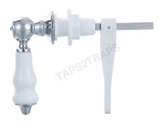 Traditional Style Ceramic Victorian White Toilet Cistern Lever Flush Handle