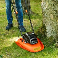 Compact Corded BLACK DECKER Electric Hover Mower 30cm Deck 1200W Lightweight NEW