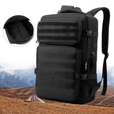 45L Outdoor Military Tactical Army Backpack Rucksack Camping Hiking Trekking Bag