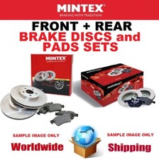 MINTEX FRONT + REAR DISCS