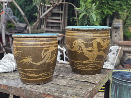 Pair oriental chinese egg - oriental,