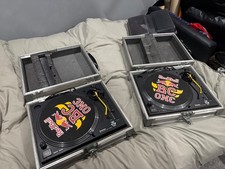 2x Technics SL-1210MK7R Red Bull BC One Limited Edition inc Flight cases