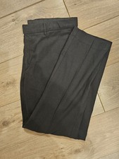 Hackett London Birdseye 99% Cotton Forest Green Chino Trouser Size 36R Slim Fit
