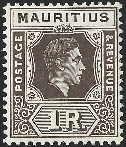 Mauritius 1938 kgvi 1r - 1938-49,