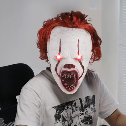 Pennywise scary clown latex - scary,