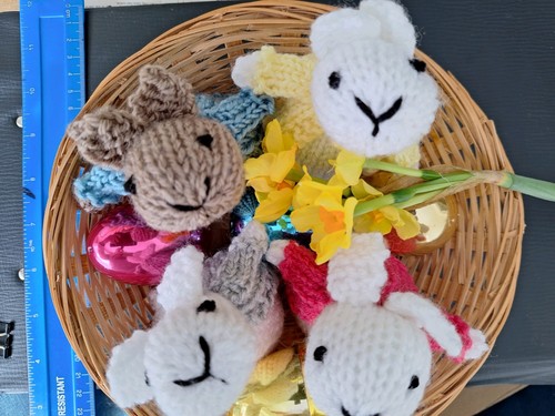 Hand knitted bunny rabbit - 4,