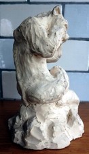 Attrib. Martinware Robert Wallace Martin Victorian stoneware art pottery figure