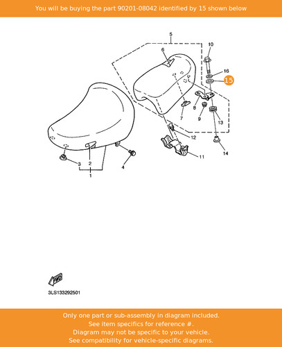 Yamaha washer plain - washer,,