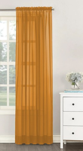 Plain voile net curtain sheer - plain,