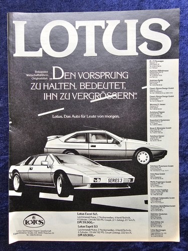 Lotus exel and - exel, esprit
