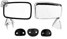 Wing Mirror Right Chrome Non Internal Adjustable Metal FORD Capri MK2 & MK3