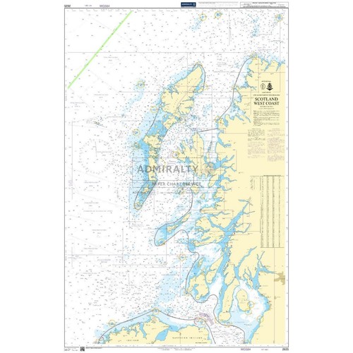 Admiralty chart 2635 - chart, 2635: