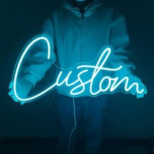 Personalised Neon LED Sign Custom Name or Logo | USB Powered Wall Light Gift