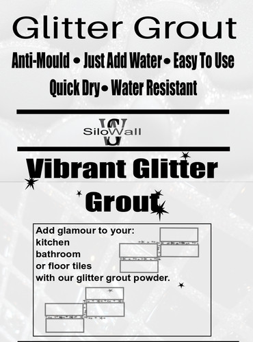 Glitter grout bathroom kitchen - bathroom,