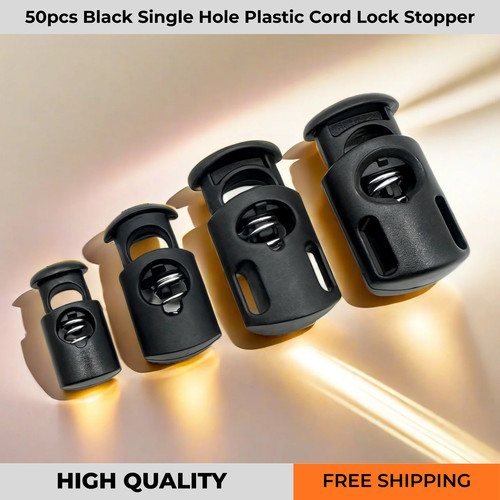 50pcs black cord - cord, lock