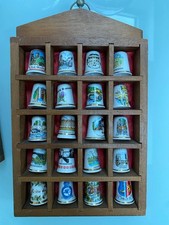 Ceramic Thimbles Job Lot 125 Mixed Bundle Plus Displays
