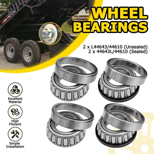 Trailer wheel bearings - 4x,
