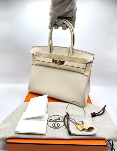 Hermes birkin craie - -,