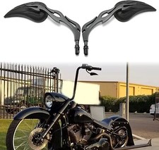 Teardrop Side Mirrors for Harley Cruiser Chopper Sportster Softail Street Bike