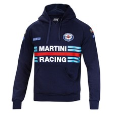 Sparco Martini Racing Mens Hoodie Hoody Jumper Lancia Rally Team Retro Fanwear